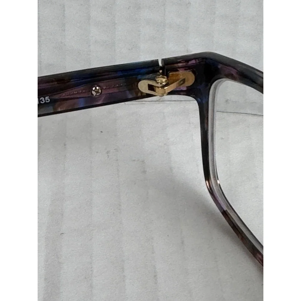 COACH HC 6065 5288 CONFETTI PURPLE GOLD AUTHENTIC FRAMES EYEGLASSES 51-17 K1